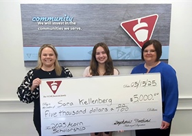 VCNB Announces Winner Of 2024-25 Acorn Scholarship